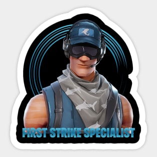 First strike Specialist Sticker